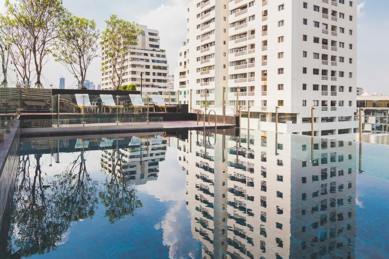 Sukhumvit Asok Modern Suite Bangkok Bagian luar foto