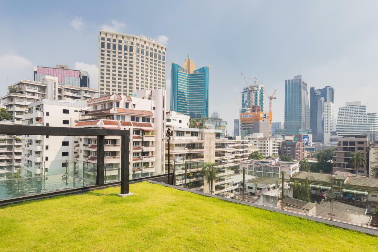 Sukhumvit Asok Modern Suite Bangkok Bagian luar foto