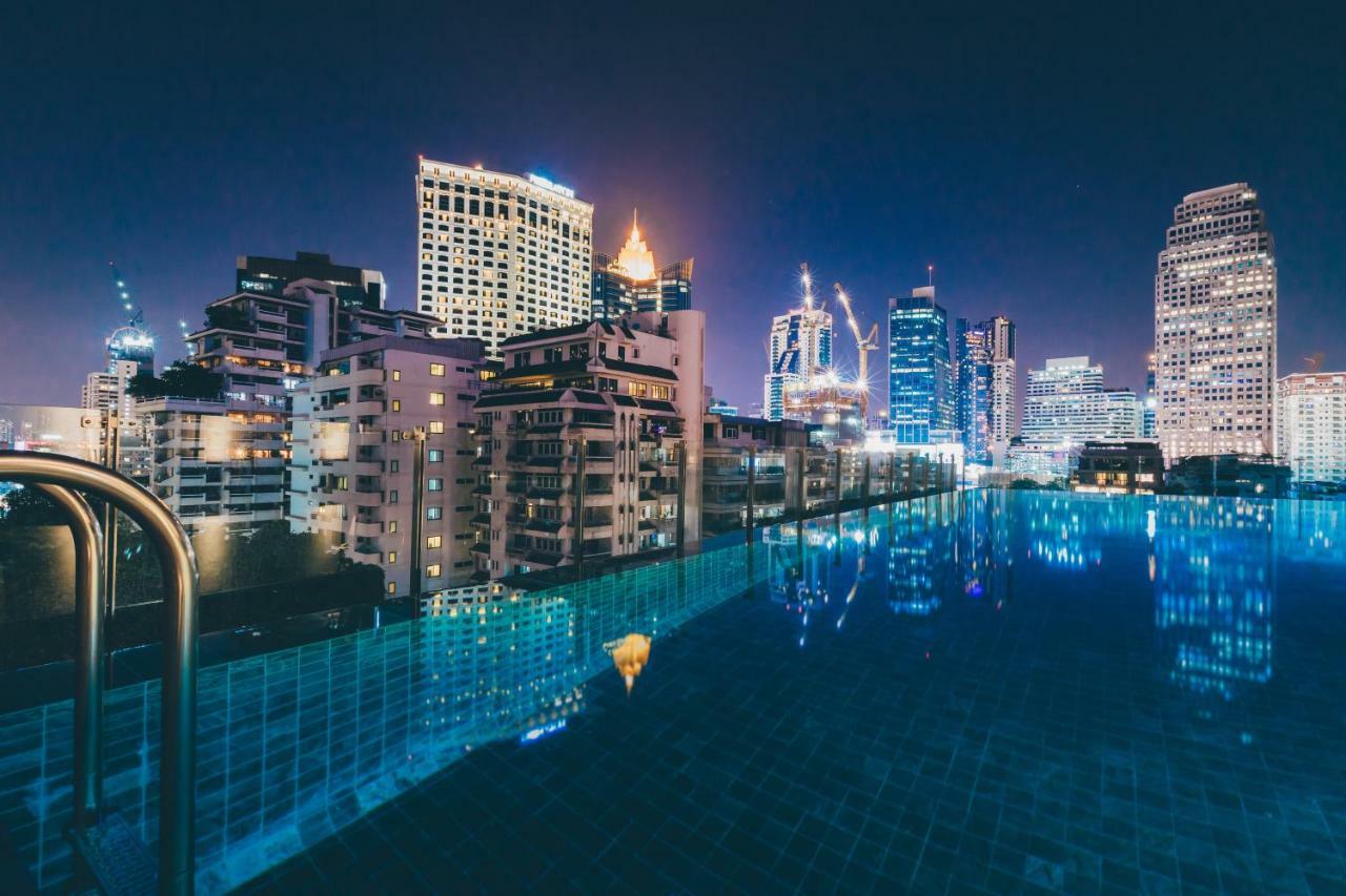 Sukhumvit Asok Modern Suite Bangkok Bagian luar foto