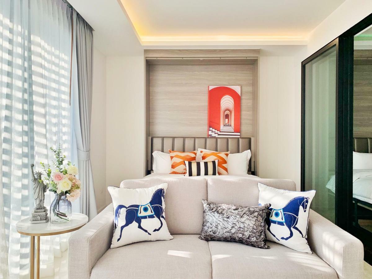 Sukhumvit Asok Modern Suite Bangkok Bagian luar foto