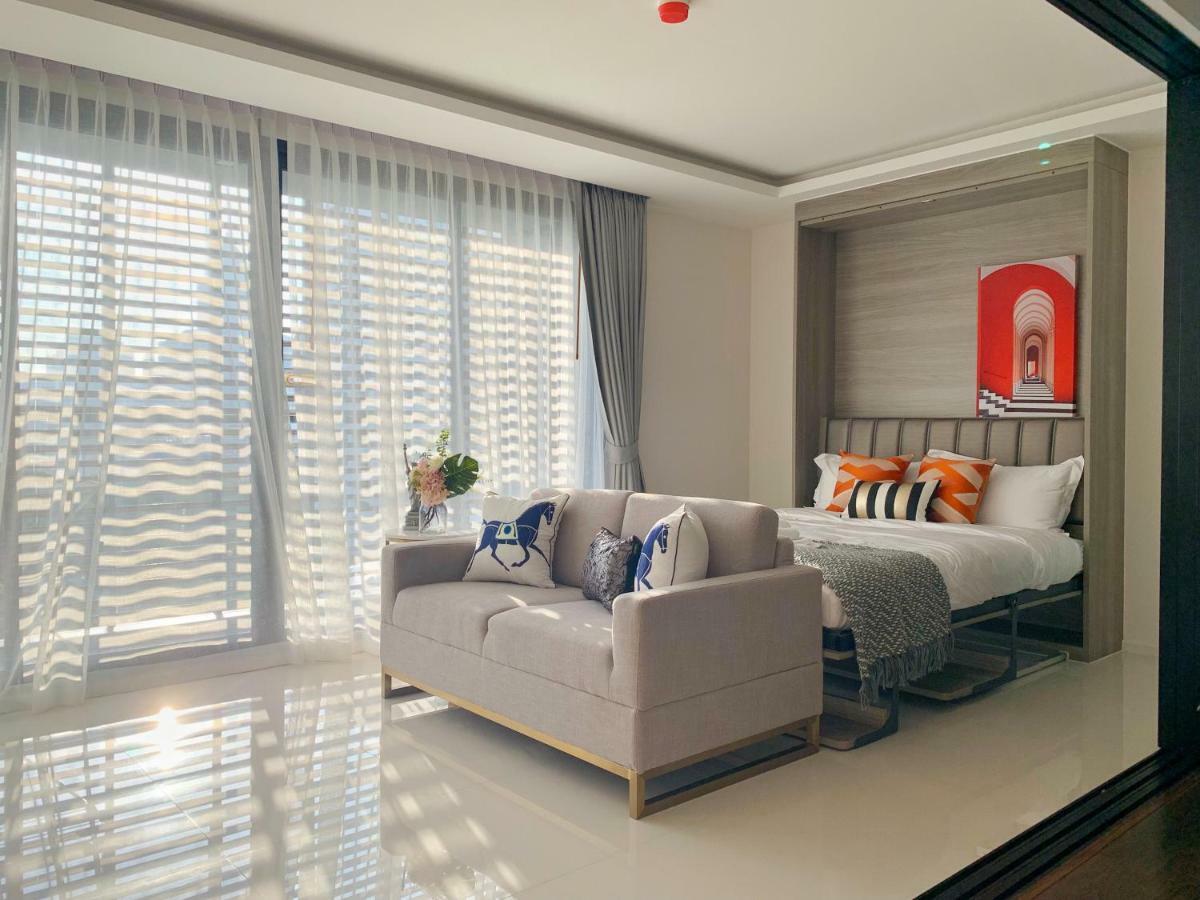 Sukhumvit Asok Modern Suite Bangkok Bagian luar foto
