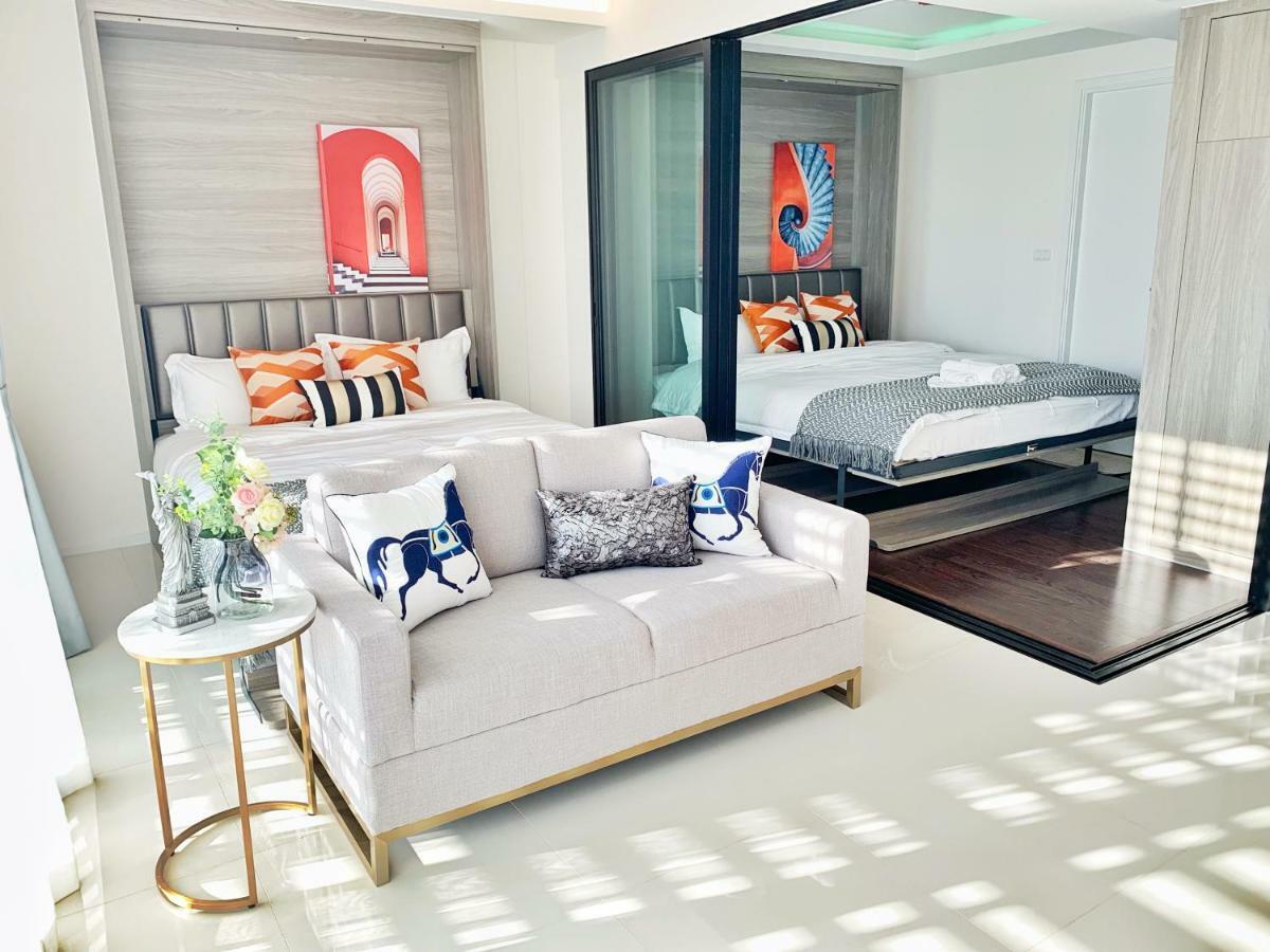 Sukhumvit Asok Modern Suite Bangkok Bagian luar foto