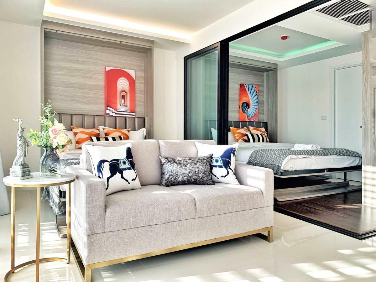 Sukhumvit Asok Modern Suite Bangkok Bagian luar foto